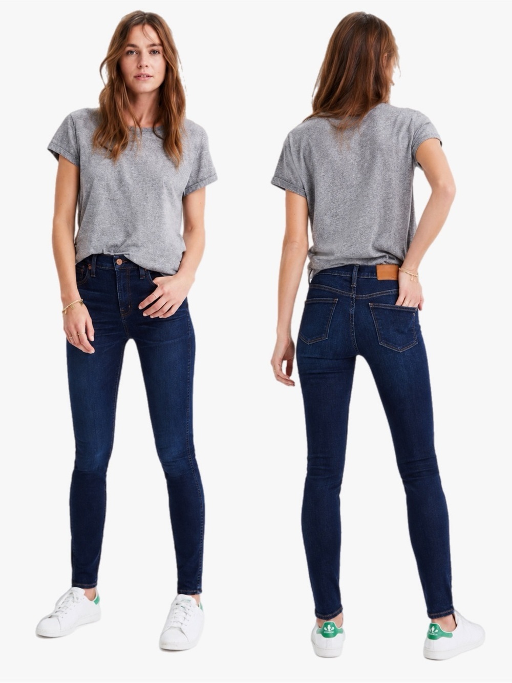 Madewell 10” High Rise Skinny Jeans Dark Wash Women’s Size 28